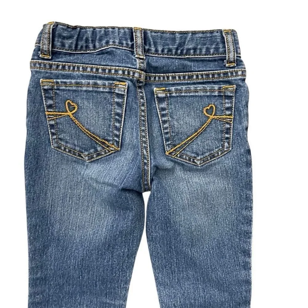 The Children’s Place Girls Size 6 Skinny Stretch Denim Jeans Adjustable Waist